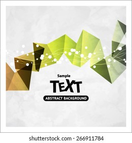 Colorful vector abstract background with triangle polygon