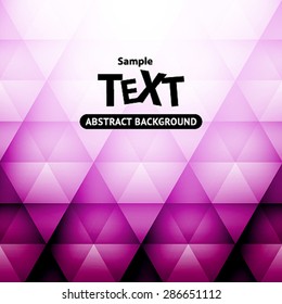 Colorful vector abstract background with triangle polygon