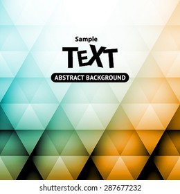 Colorful vector abstract background with triangle polygon