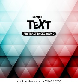 Colorful vector abstract background with triangle polygon