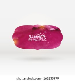 Colorful vector abstract banner background