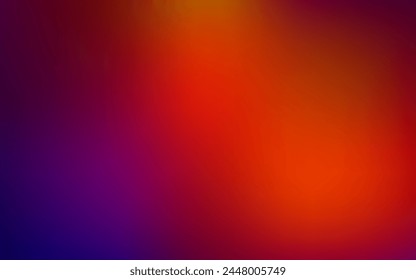 Plantilla borrosa abstracta de Vector colorido. Ilustración de degradado abstracto borroso en estilo simple. Fondo para teléfonos móviles.