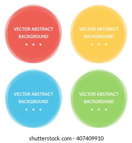 Colorful vector abstract circle, round frames, background. Vector abstract design elements.
