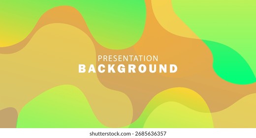 Colorful vector abstract creative background in minimal and simple trendy style. Simple presentation background with dynamic shapes