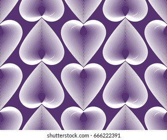 Colorful vector abstract geometric seamless pattern, beautiful romantic theme ornament. Graphic contemporary covering.
