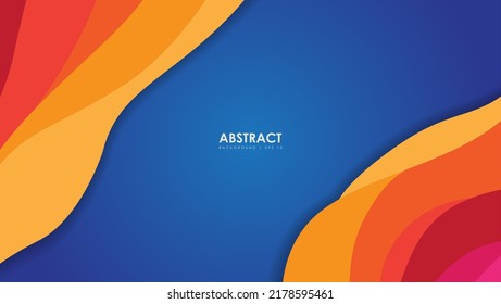 Fondo líquido abstracto vector colorido
