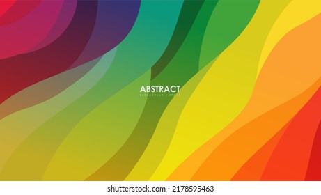 Fondo líquido abstracto vector colorido