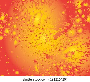 Colorful vector abstract simple pattern for your game or background. Dots, spots and freckles