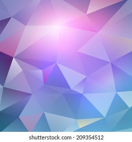 Colorful vector abstract triangles background