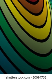 Colorful vector arcs