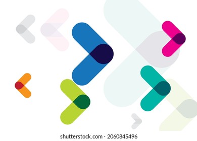 diseño de flechas vectoriales coloridas, elementos infográficos.