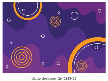 Colorful vector art background with abstract memphis geometric shapes.