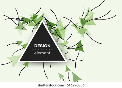 Colorful Vector Background With Abstract Computer Mouse Cursors. Attractive Conceptual Illustration For Internet Marketing.