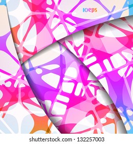 Colorful vector background, abstract style illustration eps10