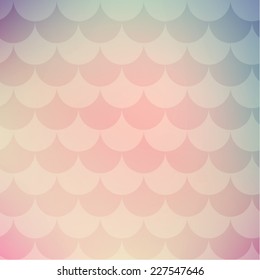Colorful vector background, colorful circles, hipster style, pattern, Japanese style, fish scales in a beautiful design, fashion background. Desktop, phone, computer.