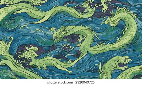 Colorful vector background for the dragon boat festival.