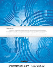 colorful vector background with free space for sample text.