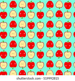 Colorful vector background with fruits.