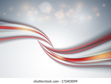 colorful vector background with lines and bokeh effect. Eps10