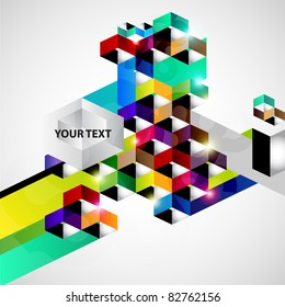 Colorful vector background with place for text.
