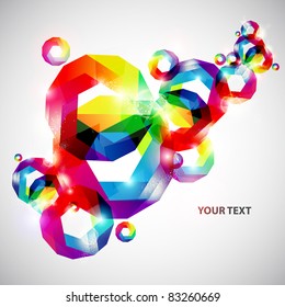 Colorful vector background with place for text.