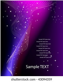  A colorful vector background with room for your text.