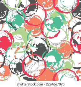 Colorful vector background. Seamless pattern for greeting card.