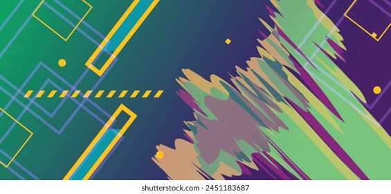 Colorful vector background with shapes, Beautiful color combination background
