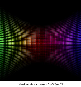 Colorful vector background with spectrum dots