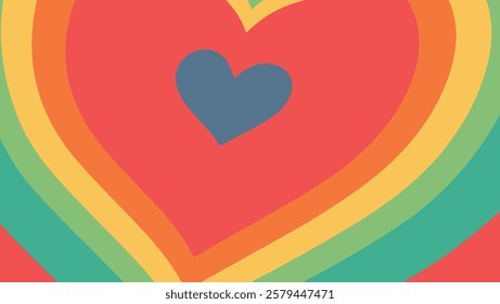 Colorful vector backgrounds featuring layered hearts create an inviting atmosphere for Valentine’s Day festivities and expressions of love