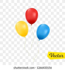 Colorful vector balloons.