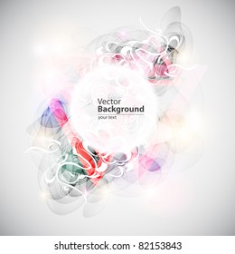 Banner de vector colorido