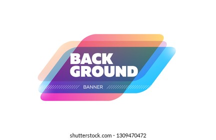 Colorful vector banner with bright background and glowing edges. Can be used for sale promotion, web stickers and shopping events.