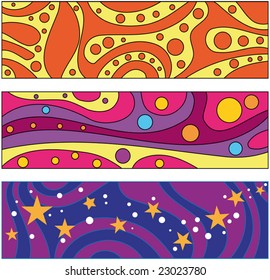 Colorful vector banner or buttons