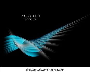 Colorful vector blue wavy background. Bright abstract illustration. Elements for your design. Eps10