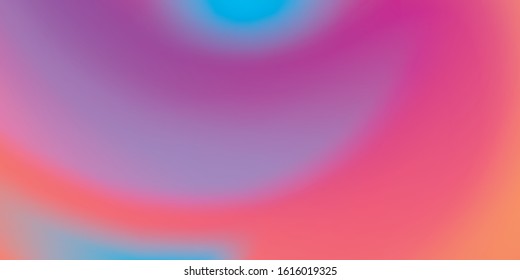 Colorful vector blurred gradient texture. Background for Social media post, wallpaper, mobile app, screen 
