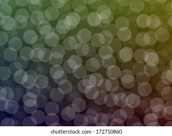 Colorful vector bokeh background