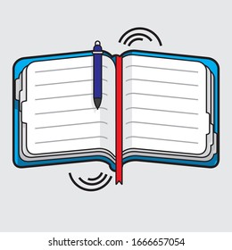 colorful vector book icon illustration designs,