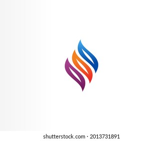 colorful vector brand logo design icon