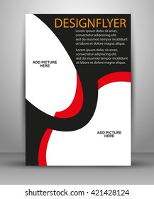 Colorful Vector Brochure design. Flyer template for business, education, presentation, website, magazine cover.