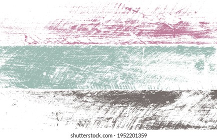 El pincel vectorial colorido rompe la textura. Fondo desigual y perturbado hecho de líneas de diferentes colores. Resumen de ilustración de vector con problemas. Superposición para el efecto interesante y la profundidad. EPS10