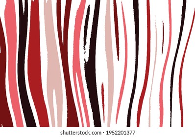 Colorful vector brush srokes texture. Distressed uneven background made of lines of different colors. Abstract distressed vector illustration. Overlay for interesting effect and depth. EPS10
