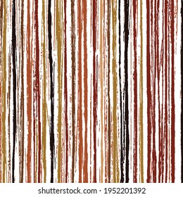 Colorful vector brush srokes texture. Distressed uneven background made of lines of different colors. Abstract distressed vector illustration. Overlay for interesting effect and depth. EPS10