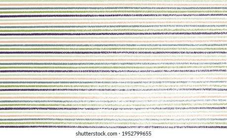 Colorful vector brush srokes texture. Distressed uneven background made of lines of different colors. Abstract distressed vector illustration. Overlay for interesting effect and depth. EPS10