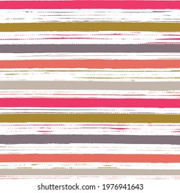 Colorful vector brush srokes texture. Distressed uneven background made of lines of different colors. Abstract distressed vector illustration. Overlay for interesting effect and depth. EPS10