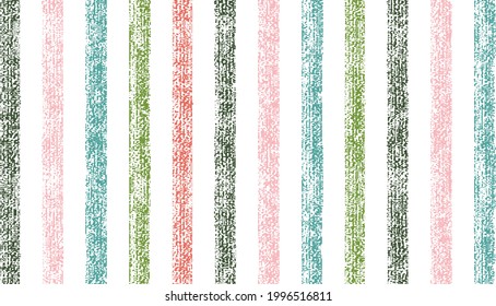 Colorful vector brush srokes texture. Distressed uneven background made of lines of different colors. Abstract distressed vector illustration. Overlay for interesting effect and depth. EPS10