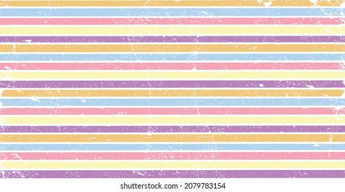 El pincel vectorial colorido rompe la textura. Fondo desigual y perturbado hecho de líneas de diferentes colores. Resumen de ilustración de vector con problemas. Superposición para el efecto interesante y la profundidad. EPS10