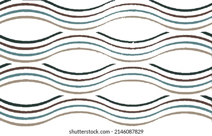 Colorful vector brush srokes texture. Distressed uneven background made of lines of different colors. Abstract distressed vector illustration. Overlay for interesting effect and depth. EPS10