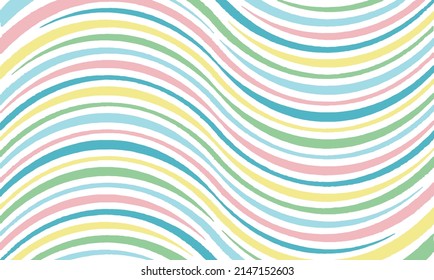 Colorful vector brush srokes texture. Distressed uneven background made of lines of different colors. Abstract distressed vector illustration. Overlay for interesting effect and depth. EPS10