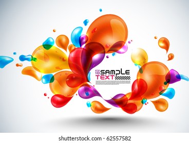 Colorful Vector Bubbles Design